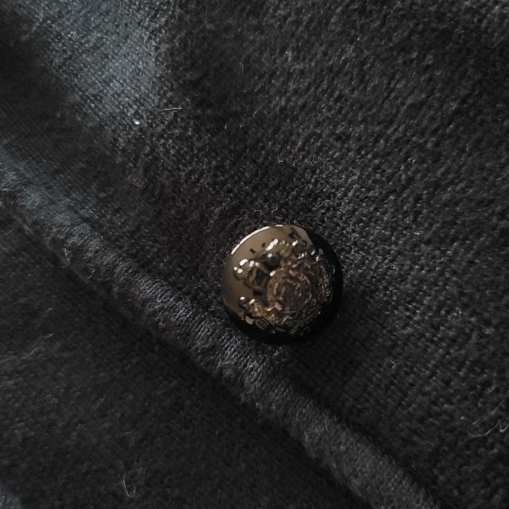 Ralph Lauren Sweater Blazer Womens Black Knit - Picture 3 of 7